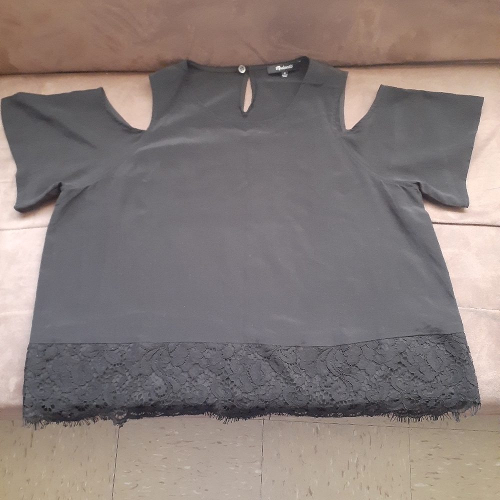 Madewell Lace at the Bottom Blouse